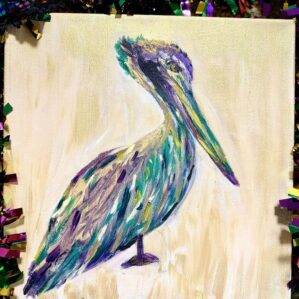 Mardi Gras Pelican